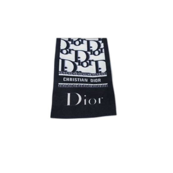 2 Christian Dior silk scarves black / white Designer - Picture 8 of 10